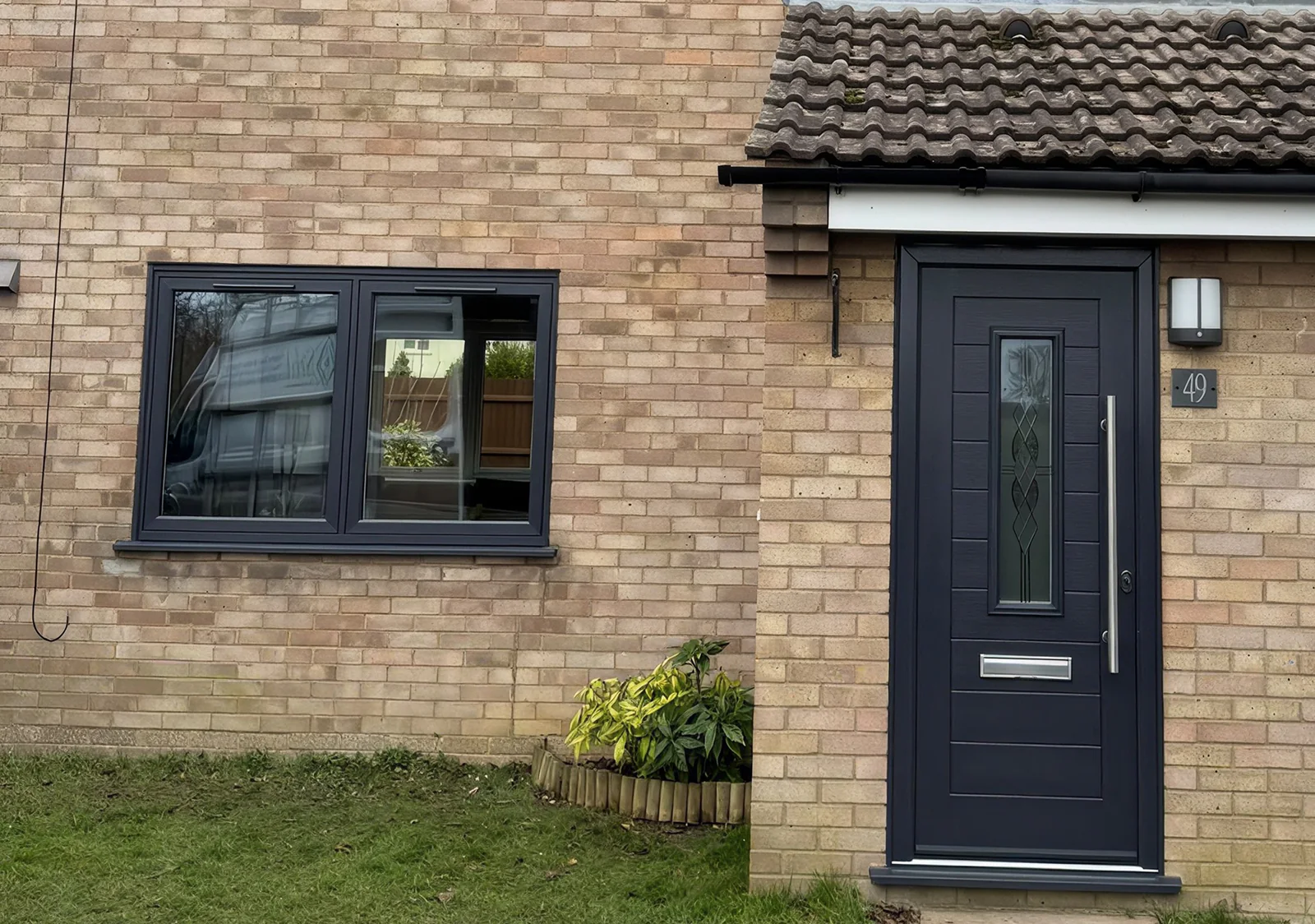 After SafeSeal Installation - Front Entrance & Window Upgrade